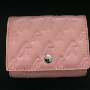 Pink Embossed Key & Card Holder